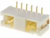 NXW-06SMD Гнездо; провод-плата; "папа"; PIN:6; 2мм; SMT; 1А; луженые; 20мОм