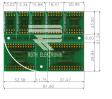 RE931 Laboratory card multi-adapter FR4 Epoxide + chem. Ni/Au