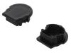 A1950002, Заглушка для профилей LED; черный; ABS; Назначение: UNI12, TOPMET