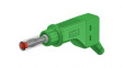 66.9328-25 Stackable Plug 4mm Green 32A 600V Nickel-Plated