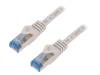 CQ4042S Patch cord; S/FTP; 6a; многопров; Cu; LSZH; серый; 1,5м