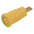 SEP 2620 F6,3 YELLOW/GREEN Safety socket diam. 4 mm Yellow / Green CAT III