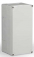 CPCF204018G Cubo C 200 x 400 x 187 мм, выбивные фланцы, серая крышка, PC, IP 66/67, вкл. рам