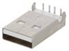 932 Вилка; USB A; на плату; THT; PIN:4; угловой 90°; V: USB 2.0; 1А; 30В