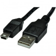 PB-8124-10 Кабель Mini USB 2.0 3.0 m USB Typ A-Штекер USB Mini-B-Штекер
