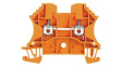 1020060000 Terminal Block, Screw, 2 Poles, 24A, 2.5mm2, Orange