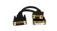 DVI92030202L Adapter, DVI-I 24+5-Pin Plug - DVI-D 24+1-Pin Socket/VGA Socket
