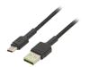 KABGC13 Кабель; USB 2.0; вилка USB A,вилка USB C; 2м; черный; 480Мбит/с