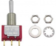 RND 210-00448 Miniature Toggle Switch, On-Off-On, Soldering Lugs
