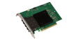 E810XXVDA4BLK 25GbE Network Adapter, 4x SFP28, PCIe 4.0, PCI-E x16