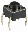 B3F-1020 Микропереключатель; 1; SPST-NO; 0,05A/24ВDC; THT; 0,98Н; 6x6мм; 5мм