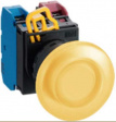 YW1L-M4E10Q4Y Illuminated Pushbutton Switch, 10 A, 24 VDC