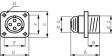 182917-1 4-штырьковый штекер серии CPC