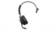 26599-889-999 Headset, Evolve 2-65, Mono, On-Ear, 20kHz, USB/Bluetooth, Black