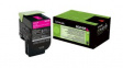 80C2HM0 Toner Cartridge, 3000 Sheets, Magenta