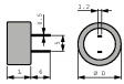 DB-5R5D224T Ультраконденсатор 0.22 F 5.5 VDC