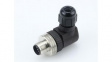 1200710049 Micro-Change (M12) Single Keyway with PG7 Cable Fitting 90° Angle Male 5 Poles Cable Diameter 3.30-6.60mm