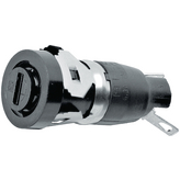 0031.1165, Гнездо; цилиндрические предохранители; 10А; на панель; -40?85°C, Schurter