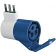 73.000 Adapter for CEE plug IT White Italy