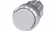 3SU10500BB600AA0 SIRIUS ACT Push-Button front element Metal, glossy, white