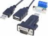 DA-70157, Адаптер USB-RS-485; вилка D-Sub 9pin, вилка USB A; 0,8м; черный, DIGITUS