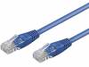 U/UTP6-CCA-250BL Patch cord; U/UTP; 6; многопров; CCA; ПВХ; синий; 25м