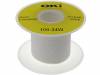 R24WHITE-0100, Кабель; однопров; OFC; 24AWG; kynar 460 (PVDF); белый; 300В; 100м, OK International