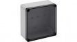 11100701 Plastic Enclosure Without Knockouts, 182 x 180 x 90 mm, Polystyrene, IP66, Grey
