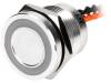 PS193P10Y01O24VL Переключатель: пьезоэлектрический; Положения: 2; SPST-NO; IP68
