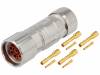 EPIC KIT LS1 D6 3+PE+4 K M23; вилка; PIN:8(4+4); "мама"; обжим; на провод; прямой; позолота