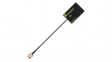 FXUWB10.07.0100C Antenna, ISM, 3.1 ... 5 GHz/6 ... 8.2 GHz/8.2 ... 10.3 GHz, 35mm, 7.1 dBi, U.FL, Adhesive Mount