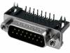 DS1037-15M Гнездо; D-Sub; PIN:15; "папа"; стандарт 7,2мм; Фиксация: винтами