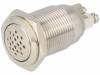 GQ16B-M/24V Переключатель: зуммер; IP50; Выводы: коннекторы 2,8x0,5мм; 360мВт