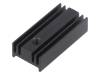 HS-112-25-PIN Радиатор: штампованный; TO220; черный; L:25,4мм; W:12мм; H:6,5мм