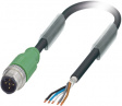 SAC-5P-M12MS/ 5,0-PUR SH Actuator/sensor-cable M12 Штекер разомкнут 5 m