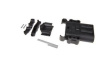 E80400-0009 Battery Connector Housing Kit without Pins, Plug, 2 Poles, Grey