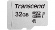 TS32GUSD300S Memory Card, microSDHC, 32GB, 100MB/s, 25MB/s