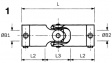 103.16.3232 Shaft coupling HUCO-POL 17.5 mm