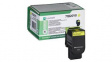 71B20Y0 Toner Cartridge, 2300 Sheets, Yellow