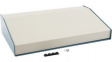 1456PH3WHBU Sloping Console, 356 x 217 x 81 mm, Aluminium, Beige / Blue, 1456