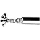 GAC-4/1 BLACK [100 м], Audio Cable&nbsp;&nbsp; 4 x0.19 mm2 Black, 600 m, Gotham