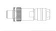 130047-0035 Field Attachable Connector 4 Poles