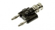 BU-P1270 Banana Plug, Black, 500V, Gold