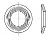 1558595, Шайба; коническая; M16; D=32мм; h=4,1мм; пружинная сталь; BN: 13292, BOSSARD