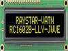 RC1602B-LLY-JWVE Дисплей: LCD; алфавитно-цифровой; VA Negative; 16x2; LED; PIN:16