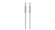 AV10164BT04-GRY Audio Cable 3.5 mm Jack Plug - 3.5 mm Jack Plug 1.2m