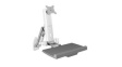 IB-MS600-W Wall Mount Stand with Keyboard Tray, 24", 75x75 / 100x100, 8kg