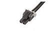 145135-0210 Mini-Fit TPA2-to-Mini-Fit TPA2 Off-the-Shelf (OTS) Cable Assembly Single Row 1.0m Length 2 Circuits Black