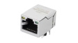 TMJG16459BDNL Industrial Connector, 1G Base-T, RJ45, Socket, Right Angle, Ports - 1, Contacts - 8
