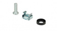 26.99.0001 Mounting Kit for 19'' Cabinets, Silver